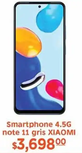La Comer Smartphone 4.5G note 11 gris XIAOMI oferta