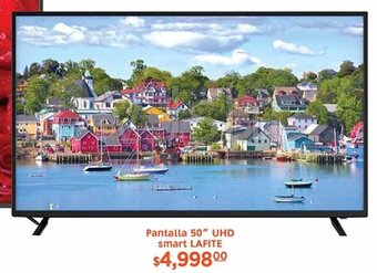 La Comer Pantalla 50" UHD smart LAFITE oferta