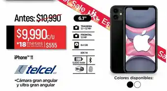 Chedraui Libre apple iphone 11 64gb oferta