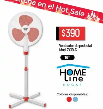 Ventilador home line zx10-c
