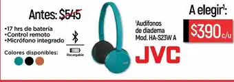 Chedraui Audífonos jvc ha-s23w oferta