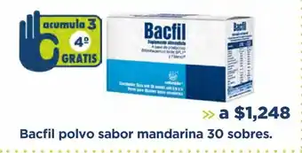 Farmacia San Pablo Bacfil polvo sabor mandarina 30 sobres oferta