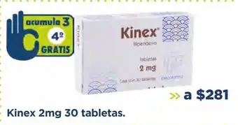 Kinex 2mg 30 tabletas