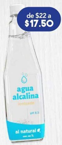 Farmacia San Pablo Al natural agua alcalina c/1l oferta