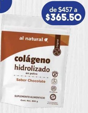 Farmacia San Pablo Al natural sup alim colageno cho c/300gr oferta