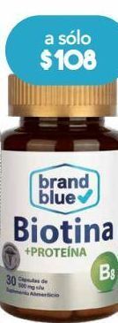 Farmacia San Pablo Brand blue biotina + proteina c/30cap oferta