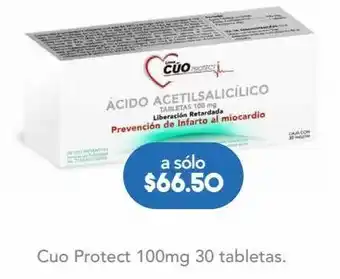 Cuo protect tab 100mg caj c/30pzs