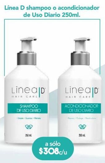 Farmacia San Pablo Linea d shampoo uso diario env c/250ml oferta
