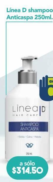 Farmacia San Pablo Linea d shampoo anticaspa env c/250ml oferta