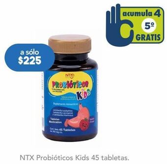 Farmacia San Pablo Ntx probio kids sup alim 10 mil c/45tab oferta