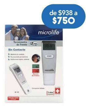 Farmacia San Pablo Microlife termometro s/contacto c/1pza oferta
