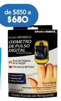 Farmacia San Pablo Choicemmed oximetro digital c/1pza oferta