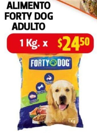 Farmacias Guadalajara ALIMENTO FORTY DOG ADULTO 1kg oferta