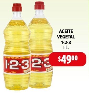 Farmacias Guadalajara ACEITE VEGETAL 1-2-3 1L. oferta