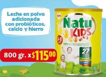 Leche en polvo adicionada con probióticos, calcio y hierro 800GR