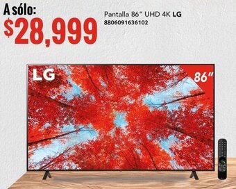 City Club Pantalla 86" UHD 4K LG 8806091636102 oferta