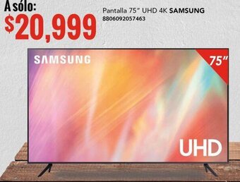 City Club Pantalla 75" UHD 4K SAMSUNG 8806092057463 oferta