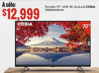 City Club Pantalla 70" UHD 4K Android COBIA 7500525444134 oferta