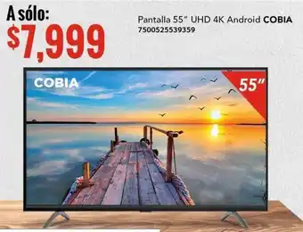 City Club Pantalla 55" UHD 4K Android COBIA oferta