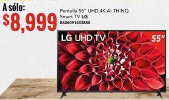City Club Pantalla 55" UHD 4K AI THINQ Smart TV LG 8806091633880 oferta