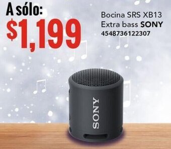 City Club Bocina SRS XB13 Extra bass SONY 4548736122307 oferta