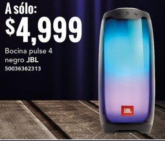 City Club Bocina pulse 4 negro JBL 50036362313 oferta