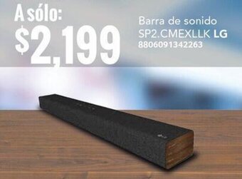City Club Barra de sonido SP2.CMEXLLK LG 8806091342263 oferta