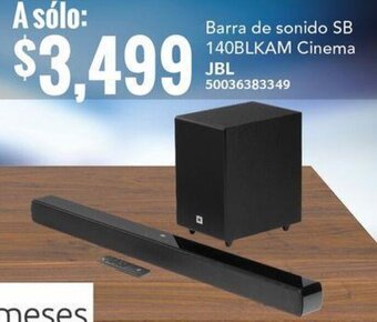 City Club Barra de sonido SB 140BLKAM Cinema JBL oferta