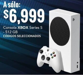 City Club Consola XBOX Series S - 512 GB CÓDIGOS SELECCIONADOS oferta