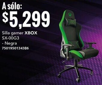 City Club Silla gamer XBOX SX-00G3 oferta