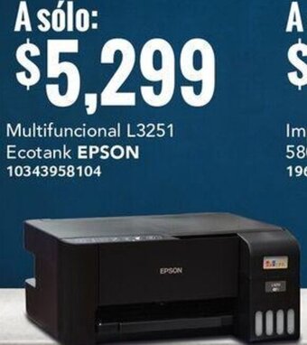 City Club Multifuncional L3251 Ecotank EPSON 10343958104 oferta