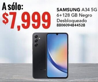 City Club SAMSUNG A34 5G 6+128 GB Negro Desbloqueado 8806094844528 oferta