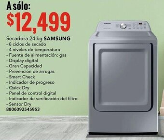 City Club Secadora 24 kg SAMSUNG oferta