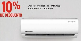 City Club Aires acondicionados MIRAGE CÓDIGOS SELECCIONADOS oferta