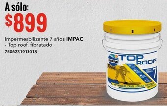 City Club Impermeabilizante 7 años IMPAC - Top roof, fibratado 7506231913018 oferta