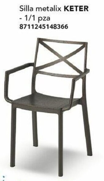 Silla metalix KETER - 1/1 pza 8711245148366