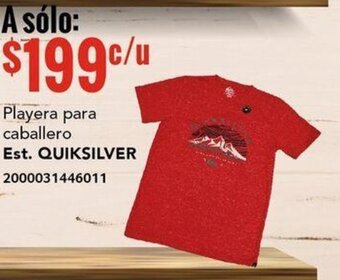Playera para caballero Est. QUIKSILVER