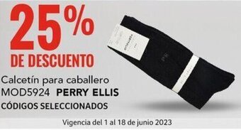 City Club Calcetín para caballero MOD5924 PERRY ELLIS CÓDIGOS SELECCIONADOS oferta