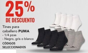 City Club Tines para caballero Puma 1/4 pzas oferta