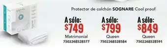 City Club Protector de colchón SOGNARE Cool proof Matrimonial 7502268528577 oferta