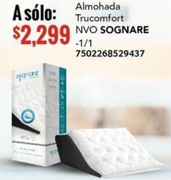 City Club Almohada Trucomfort NVO SOGNARE 1/1 oferta