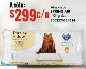 City Club Almohada SPRING AIR - King size 7502276324314 oferta
