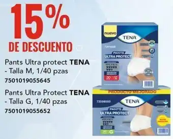 City Club Pants Ultra protect TENA - Talla M, 1/40 pzas oferta