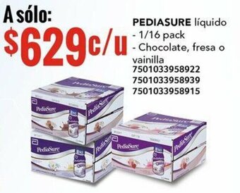 PEDIASURE líquido - 1/16 pack