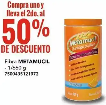 City Club Fibra m Metamucil 1/660g oferta