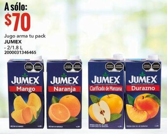 City Club Jugo arma tu pack JUMEX 2/1,8L oferta