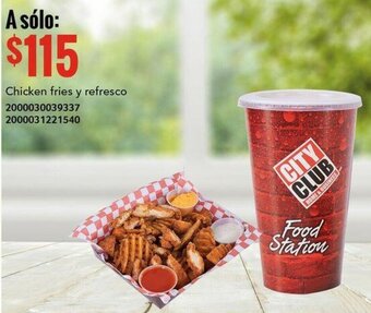 Chicken fries y refresco 2000030039337 2000031221540