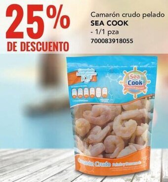 City Club Camarón crudo pelado SEA COOK - 1/1 pza 700083918055 oferta