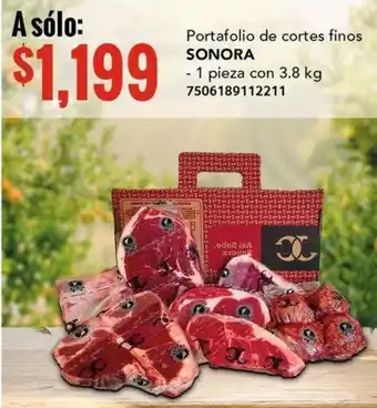 City Club Portafolio de cortes finos SONORA 1pieza con 3.8kg oferta