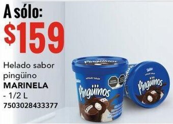 City Club Helado sabor pingüino MARINELA 1/2 L 7503028433377 oferta